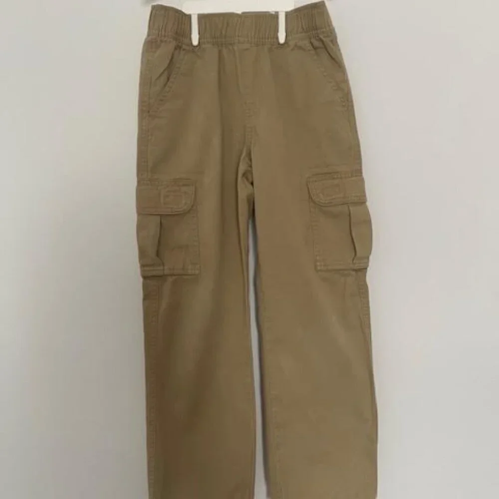 The Children's Place Boys' Pull-on Cargo Pants – Khaki , Size 6